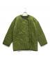 ALPHA（アルファ）の古着「キルティングジャケット」｜グリーン