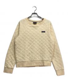 Patagonia（パタゴニア）の古着「キルティングスウェット」｜アイボリー