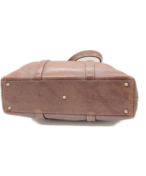 土屋鞄（ツチヤカバン）土屋鞄 (ツチヤカバン) レザートートバッグ ブラウンの古着・服飾アイテム