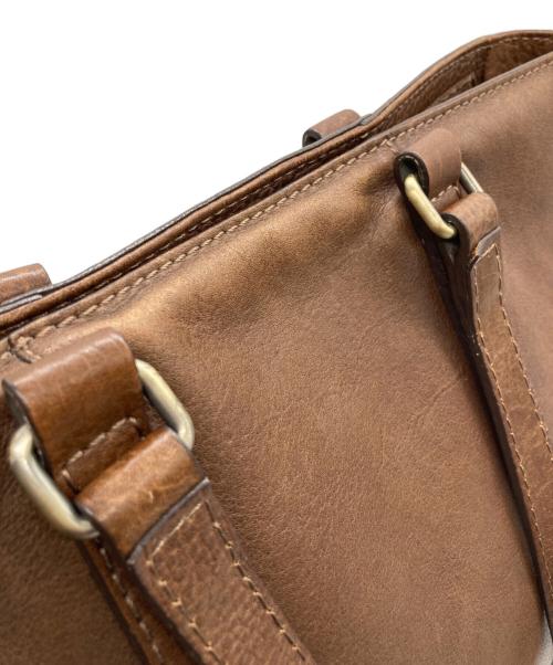 土屋鞄（ツチヤカバン）土屋鞄 (ツチヤカバン) レザートートバッグ ブラウンの古着・服飾アイテム