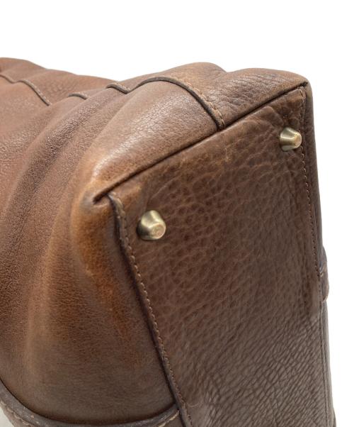 土屋鞄（ツチヤカバン）土屋鞄 (ツチヤカバン) レザートートバッグ ブラウンの古着・服飾アイテム