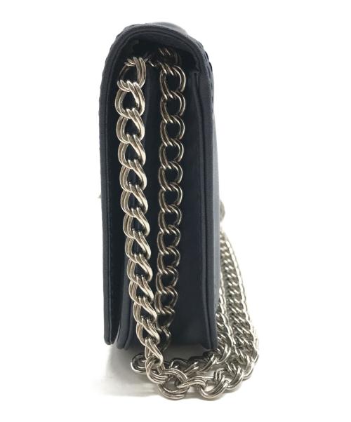 LONGCHAMP（ロンシャン）LONGCHAMP (ロンシャン) チェーンウォレット ネイビーの古着・服飾アイテム