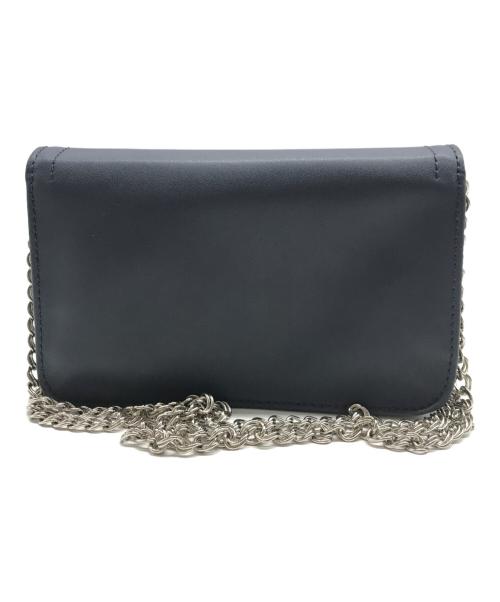 LONGCHAMP（ロンシャン）LONGCHAMP (ロンシャン) チェーンウォレット ネイビーの古着・服飾アイテム