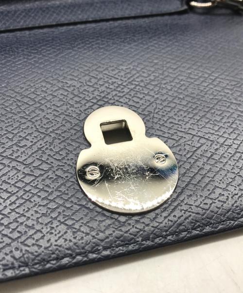 LONGCHAMP（ロンシャン）LONGCHAMP (ロンシャン) チェーンウォレット ネイビーの古着・服飾アイテム