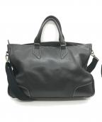 STEFANOMANOステファノマーノ）の古着「2WAYレザーバッグ」｜ブラック