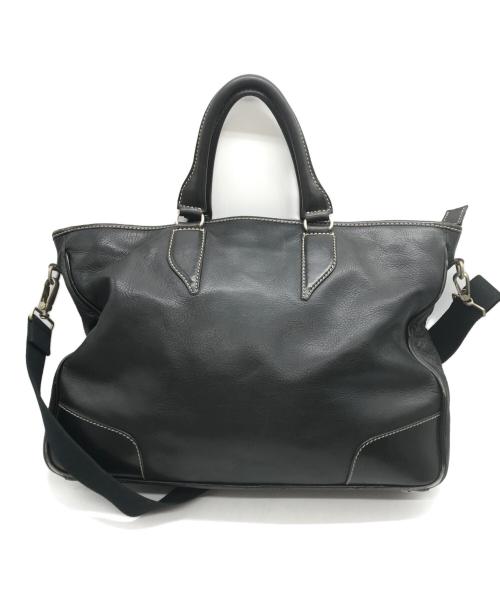 STEFANOMANO（ステファノマーノ）STEFANOMANO (ステファノマーノ) 2WAYレザーバッグ ブラックの古着・服飾アイテム