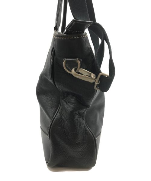 STEFANOMANO（ステファノマーノ）STEFANOMANO (ステファノマーノ) 2WAYレザーバッグ ブラックの古着・服飾アイテム