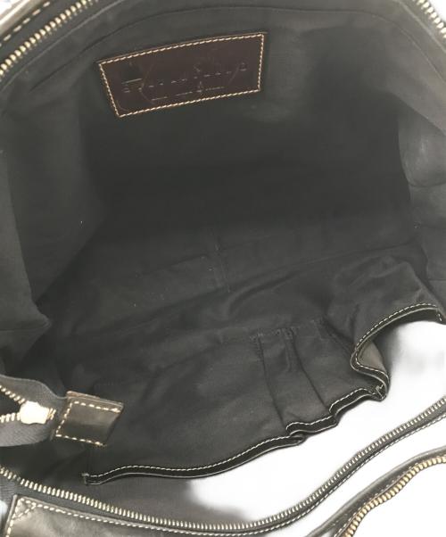 STEFANOMANO（ステファノマーノ）STEFANOMANO (ステファノマーノ) 2WAYレザーバッグ ブラックの古着・服飾アイテム