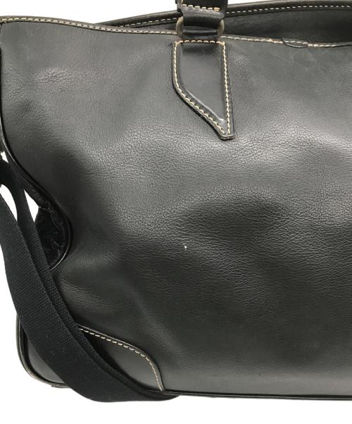 STEFANOMANO（ステファノマーノ）STEFANOMANO (ステファノマーノ) 2WAYレザーバッグ ブラックの古着・服飾アイテム