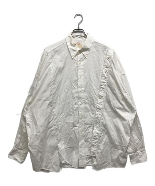 77circa（ナナナナサーカ）77circa (ナナナナサーカ) リメイクシャツ ホワイト サイズ:記載なしの古着・服飾アイテム