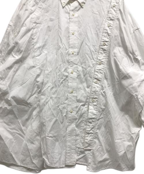 77circa（ナナナナサーカ）77circa (ナナナナサーカ) リメイクシャツ ホワイト サイズ:記載なしの古着・服飾アイテム