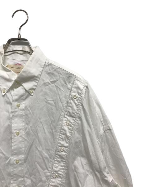 77circa（ナナナナサーカ）77circa (ナナナナサーカ) リメイクシャツ ホワイト サイズ:記載なしの古着・服飾アイテム