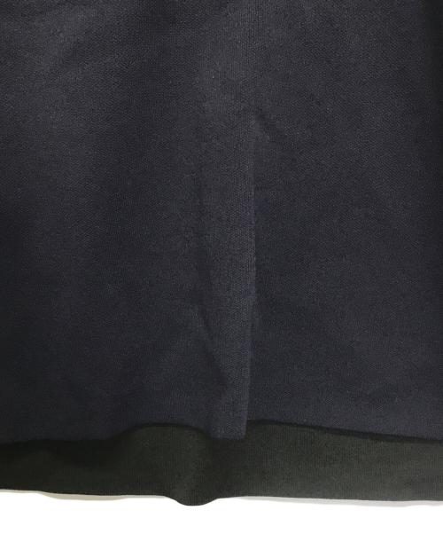 MAISON SPECIAL（メゾンスペシャル）MAISON SPECIAL (メゾンスペシャル) ダブルフェイスハーフジッププライムオーバーニットポロシャツ ネイビー サイズ:2の古着・服飾アイテム