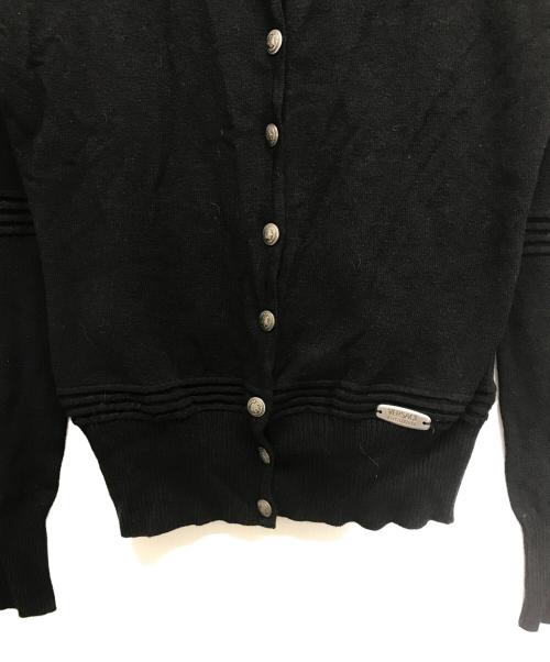 VERSACE（ヴェルサーチェ）VERSACE (ヴェルサーチェ) アンサンブルカーディガン ブラック サイズ:XSの古着・服飾アイテム