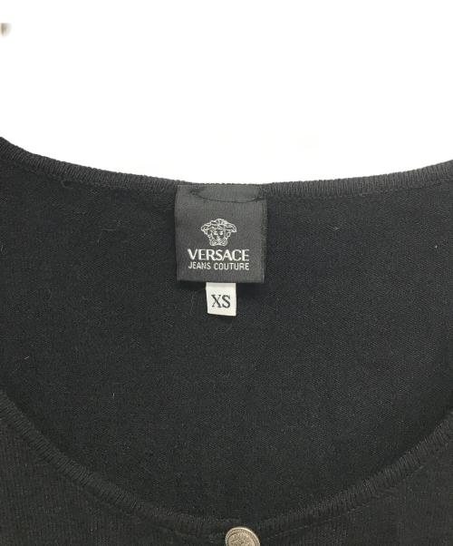 VERSACE（ヴェルサーチェ）VERSACE (ヴェルサーチェ) アンサンブルカーディガン ブラック サイズ:XSの古着・服飾アイテム