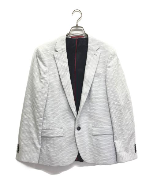 HUGO BOSS（ヒューゴ ボス）HUGO BOSS (ヒューゴ ボス) テーラードジャケット ホワイト サイズ:US34の古着・服飾アイテム