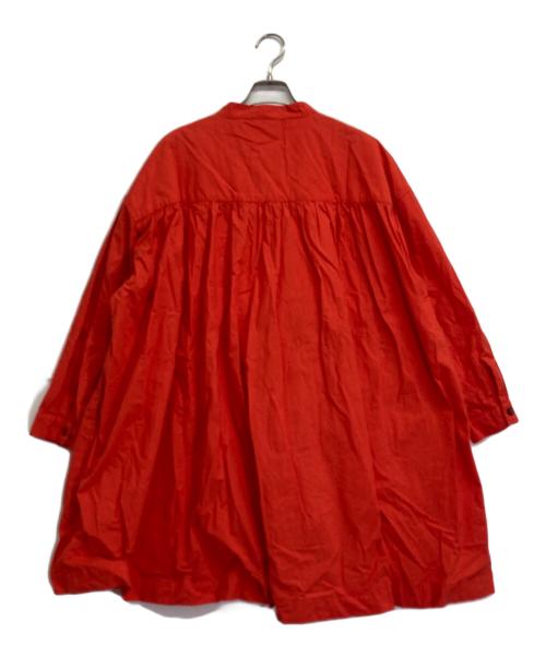 Yarmo（ヤーモ）Yarmo (ヤーモ) シャツワンピース レッド サイズ:ーの古着・服飾アイテム