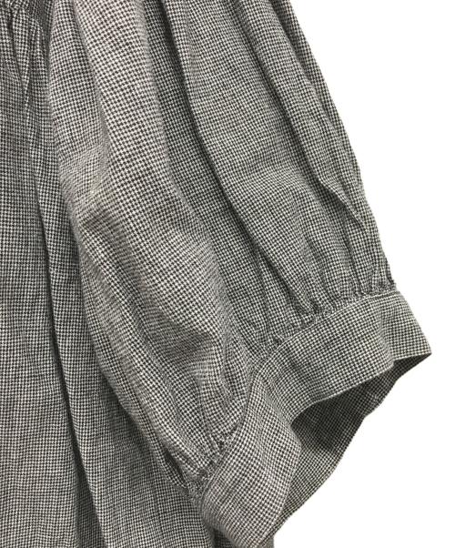 オオカミとフクロウ（オオカミトフクロウ）オオカミとフクロウ (オオカミトフクロウ) リネン混シャツワンピース グレー サイズ:記載なしの古着・服飾アイテム