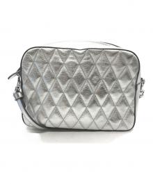 J&M DAVIDSON（ジェイ＆エム デヴィッドソン）の古着「PEBBLEショルダーバッグ」｜シルバー