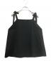PRADA (プラダ) ビジュー付きノースリーブカットソー ブラック サイズ:３８：30000円