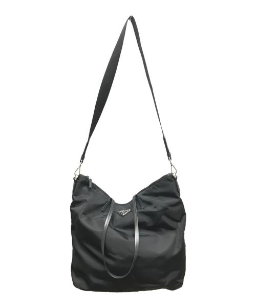 PRADA（プラダ）PRADA (プラダ) 2WAYバッグ ブラックの古着・服飾アイテム