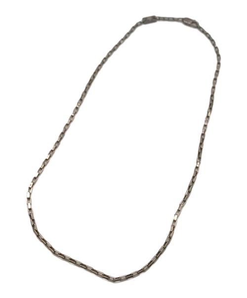 GUCCI（グッチ）GUCCI (グッチ) スクエアチェーンネックレス シルバーの古着・服飾アイテム