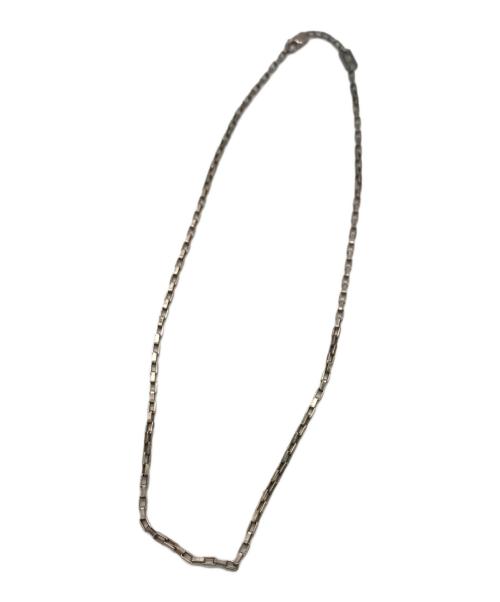 GUCCI（グッチ）GUCCI (グッチ) スクエアチェーンネックレス シルバーの古着・服飾アイテム