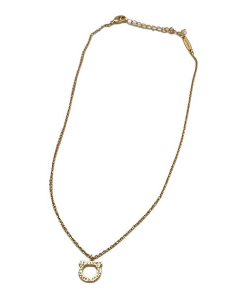 Ferragamo（フェラガモ）Ferragamo (フェラガモ) ガンチーニネックレス ゴールドの古着・服飾アイテム