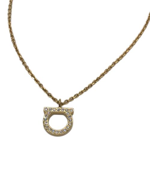 Ferragamo（フェラガモ）Ferragamo (フェラガモ) ガンチーニネックレス ゴールドの古着・服飾アイテム