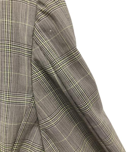 ETRO（エトロ）ETRO (エトロ) 3Bチェックテーラードジャケット ライトグレー サイズ:50の古着・服飾アイテム