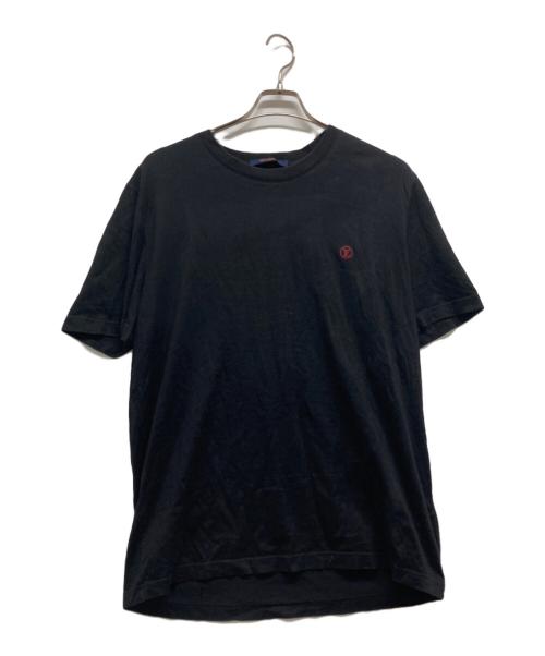 LOUIS VUITTON（ルイ ヴィトン）LOUIS VUITTON (ルイ ヴィトン) サークルLVロゴTシャツ ブラック サイズ:XLの古着・服飾アイテム