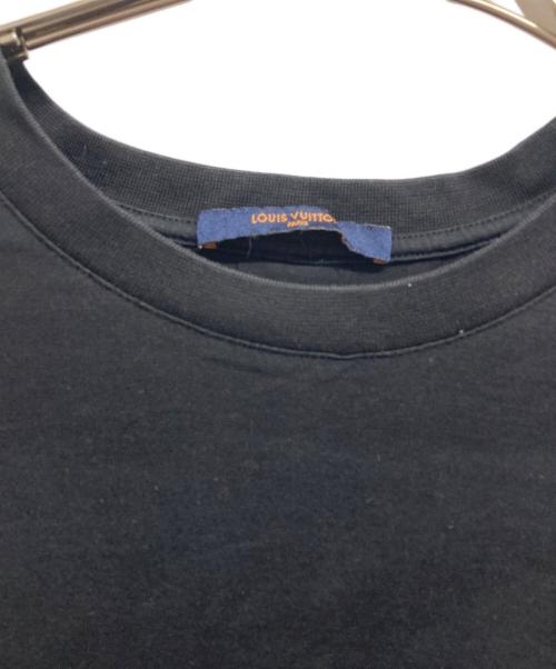 LOUIS VUITTON（ルイ ヴィトン）LOUIS VUITTON (ルイ ヴィトン) サークルLVロゴTシャツ ブラック サイズ:XLの古着・服飾アイテム