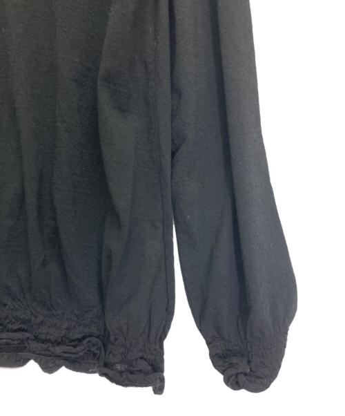 tricot COMME des GARCONS（トリココムデギャルソン）tricot COMME des GARCONS (トリココムデギャルソン) 裾フリルカットソー ブラック サイズ:ーの古着・服飾アイテム