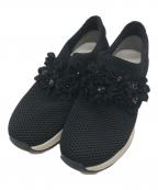 ANTEPRIMAアンテプリマ）の古着「フラワーモチーフスニーカー」｜ブラック