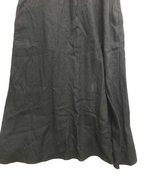 Plage（プラージュ）Plage (プラージュ) リネンノースリーブワンピース ブラック サイズ:Sの古着・服飾アイテム