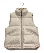 DESCENTE dddデサントディーディーディー）の古着「ダウンベスト」｜ベージュ