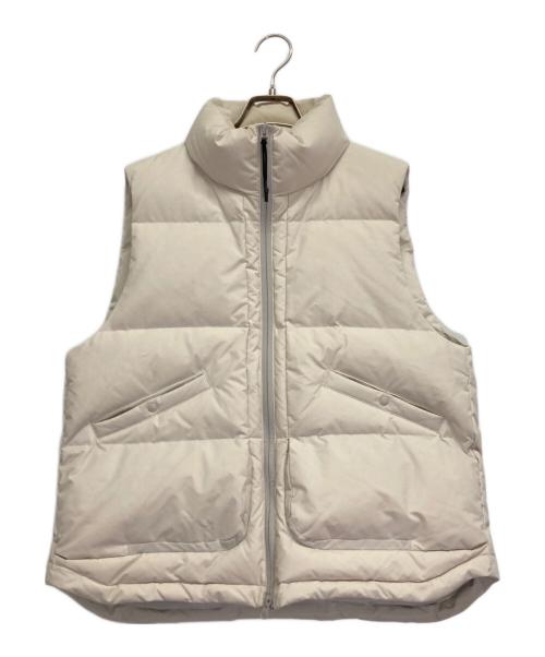 DESCENTE ddd（デサントディーディーディー）DESCENTE ddd (デサントディーディーディー) ダウンベスト ベージュ サイズ:Mの古着・服飾アイテム