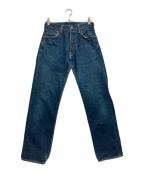 EVISUエヴィス）の古着「カモメペイントデニムパンツ」｜インディゴ