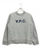 A.P.C.アーペーセー）の古着「反転ロゴスウェット」｜グレー
