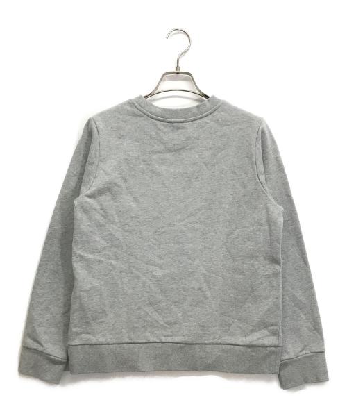 A.P.C.（アーペーセー）A.P.C. (アーペーセー) 反転ロゴスウェット グレー サイズ:Mの古着・服飾アイテム