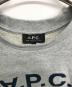 中古・古着 A.P.C. (アーペーセー) 反転ロゴスウェット グレー サイズ:M：8000円