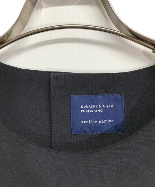 atelier naruse（アトリエナルセ）atelier naruse (アトリエナルセ) ワンピース ネイビー サイズ:記載なしの古着・服飾アイテム