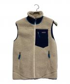 Patagoniaパタゴニア）の古着「フリースベスト」｜アイボリー
