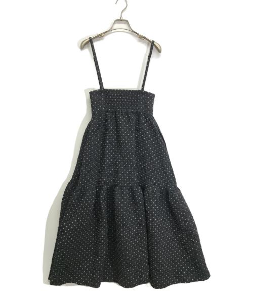 Bluelea（ブルレア）bluelea (ブルレア) キャミソールワンピース ブラック サイズ:Sの古着・服飾アイテム