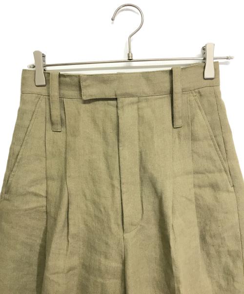 CELINE（セリーヌ）CELINE (セリーヌ) フィービーファイロ ・ リネンパンツ オリーブ サイズ:34 未使用品の古着・服飾アイテム
