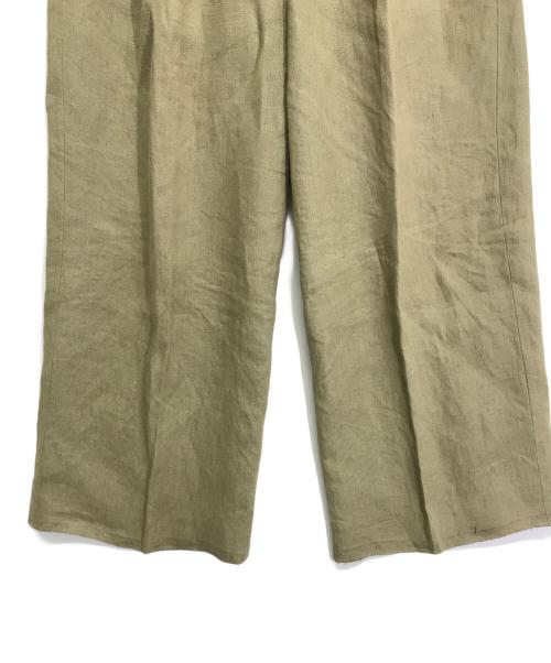 CELINE（セリーヌ）CELINE (セリーヌ) フィービーファイロ ・ リネンパンツ オリーブ サイズ:34 未使用品の古着・服飾アイテム