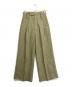 CELINE（セリーヌ）の古着「フィービーファイロ ・ リネンパンツ」｜オリーブ
