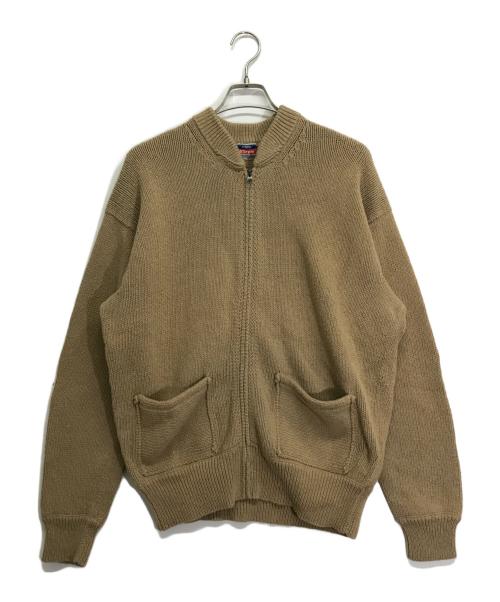 45rpm（45アールピーエム）45rpm (45アールピーエム) ニットジャケット ベージュ サイズ:-の古着・服飾アイテム