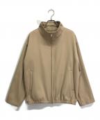 GALLARDA GALANTEガリャルダガランテ）の古着「スタンドカラーzipブルゾン」｜ベージュ