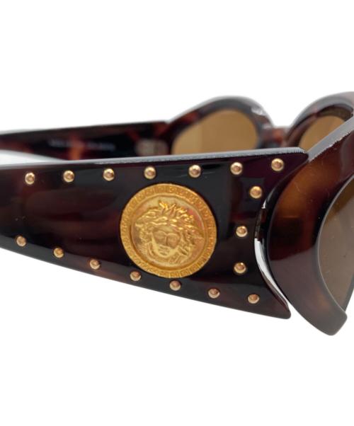 GIANNI VERSACE（ジャンニ・ヴェルサーチ）GIANNI VERSACE (ジャンニ・ヴェルサーチ) サングラス ブラウンの古着・服飾アイテム